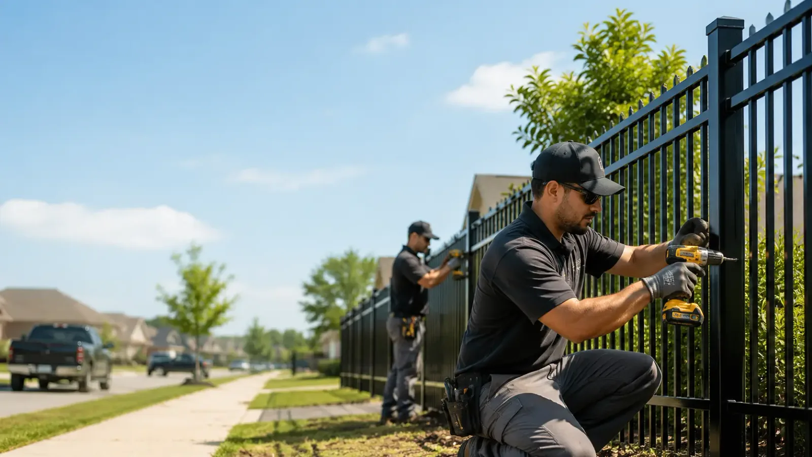 Metal Fence Installation in Hillsboro, IN